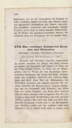 XVII. Das Vereinigte Königreich Kroazien und Slawonien