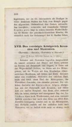 XVII. Das Vereinigte Königreich Kroazien und Slawonien