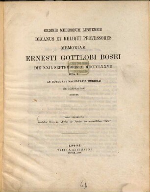 Ueber die Torsion der menschlichen Tibia : Festschrift der Univ. Leipzig