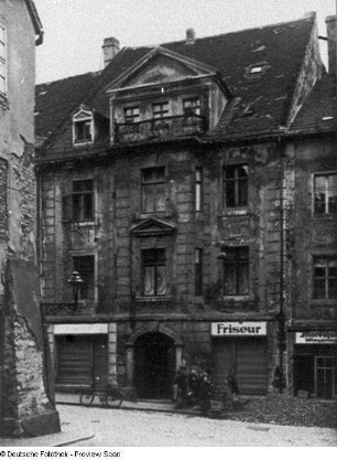 Bautzen, Heringstraße 11. Wohnhaus mit Laden (um 1720). Straßenansicht