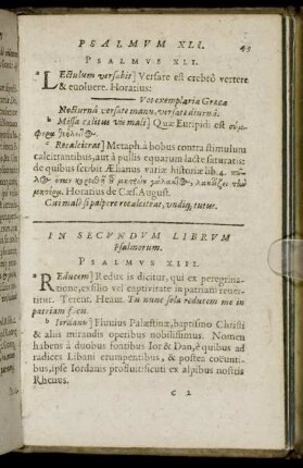 In Secundum Librum Psalmorum