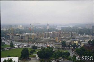 Potsdam, Blick vom Brauhausberg auf die Stadt.