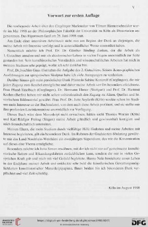 Vorwort zur ersten Auflage