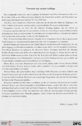 Vorwort zur ersten Auflage