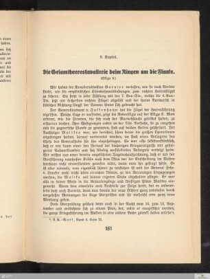 9. Kapitel: Die Gesamtheereskavallerie beim Ringen um die Flanke
