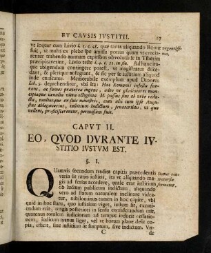 17-40, Capvt II. Eo, Qvod Dvrante Ivstitio Ivstvm est.
