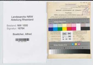 Entnazifizierung Alfred Boettcher, geb. 17.12.1899 (Verwaltungsangestellter)