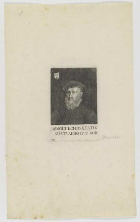 Bildnis des Arnolt Konig