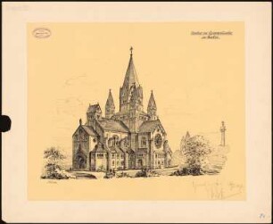 Evangelische Gnadenkirche (Augustakirche), Berlin-Mitte 6. Projekt: Perspektivische Ansicht