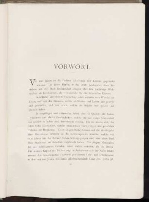 Vorwort.