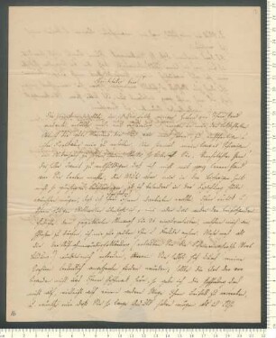 Brief von Gustav Pfizer an Adelbert von Chamisso