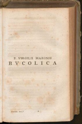 P. Virgilii Maronis Bucolica