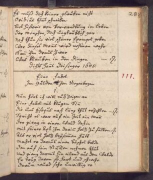 Eine Fabel; RSM 2Weidn/66d