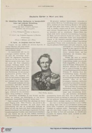 4: Die königlichen Gärten Oberbayerns in kunstgeschichtlicher und kritischer Beleuchtung, [6]