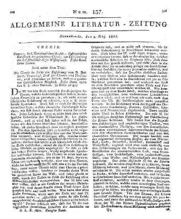 Trommsdorff, J. B.: Darstellung der Säuren, Alkalien, Erden und Metalle, ihrer Verbindungen zu Salzen und ihrer Wahlverwandtschaften. Erfurt: Hennings 1800
