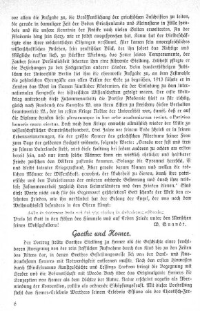 Goethe und Homer.