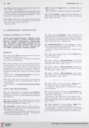III. Landeskunde. Kunststätten
