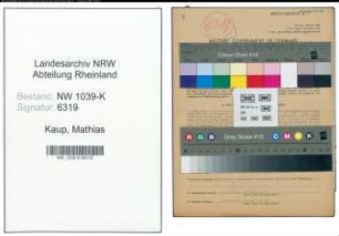 Entnazifizierung Mathias Kaup , geb. 18.01.1883 (Kaufmann)