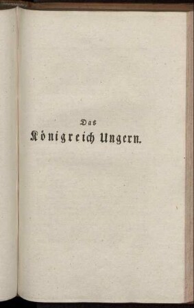 Das Königreich Ungarn.
