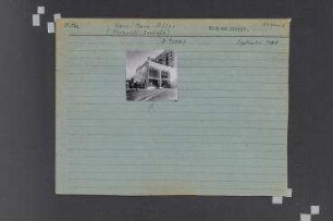 Straßenansicht. Berlin, Mitte, Karl-Marx-Allee (1949-1961 Stalinallee)