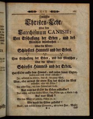 155-165, Zwölffte Christen-Lehr, [...]