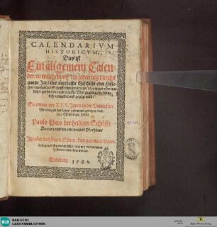 Calendarium historicum - Cod. Ettenheim-Münster 46