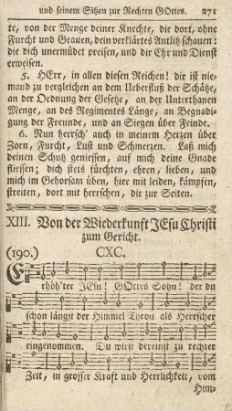 XIII. Von der Wiederkunft JEsu Christi zum Bericht