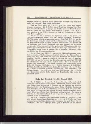 Ruhe bei Vervins - August 1918