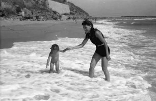 Eforie [Dobrudscha]: Gruppen am Strand