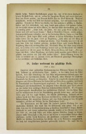 18. Luther verbrennt die päpstliche Bulle (1520 n. Chr.)