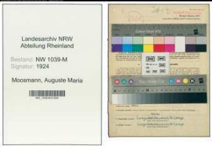 Entnazifizierung Auguste Maria Moosmann , geb. 03.06.1920 (Lehrerin)