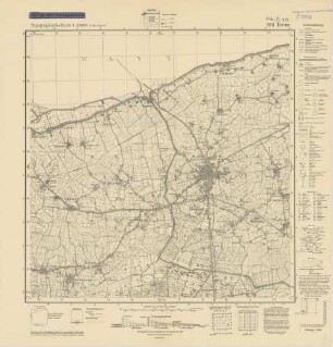 2311 (alte Nr.: 919) Esens, Topographische Karte 1:25000 (4cm - Karte)