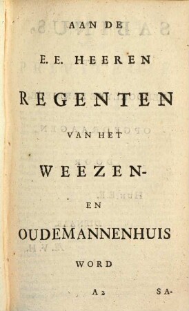 Sabinus : Treurspel