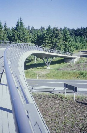 Überf. Rennsteig am Rondell bei Oberhof