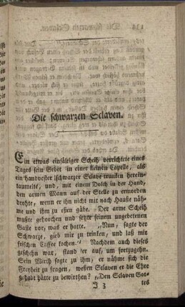 Die schwarzen Sclaven