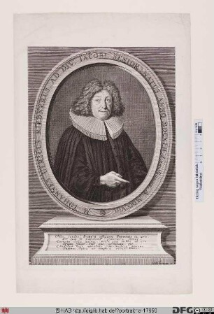 Bildnis Johann Ulrich Riedner