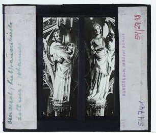 Oberwesel, Liebfrauenkirche,Oberwesel, Liebfrauenkirche, Lettner : Evangelisten Matthus und Johannes