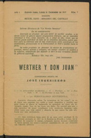 1917000107: Werther y Don Juan : conferencia inédita