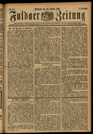 Ausgabe vom Mittwoch, den 12. Oktober 1892.