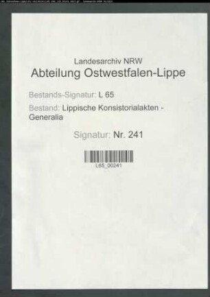 Schuleinkünfte, v.a. der Schulmonat: Einkünfte und Akzidenzien (=Nebeneinkünfte, Gebühren) sämtlicher Küster und Schulmeister im Land - [Band 1]
