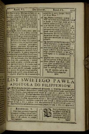 List Swietego Páwlá Apostola Do Filippensow