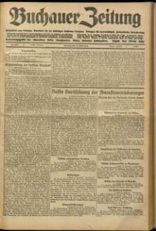 Buchauer Zeitung Volksblatt vom Federsee : Amtsblatt für die städt. Behörden Buchaus