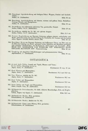 Ostasiatica (Nr. 946-993)