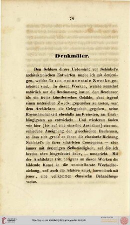 Denkmäler