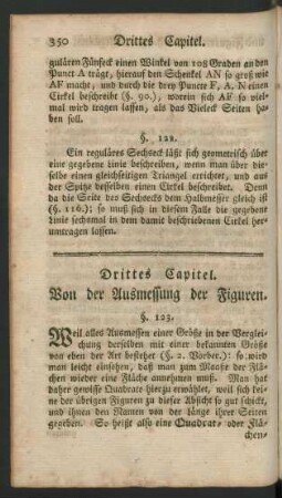 Drittes Capitel. Von der Ausmessung der Figuren.