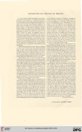6: Exposition de l'oeuvre dé Méryon