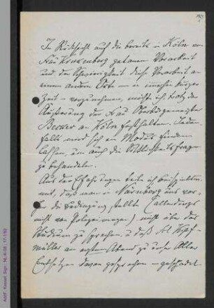 Brief von Henriette Goldschmidt, Käthe Windscheid, Anna Schmidt und Louise Pache