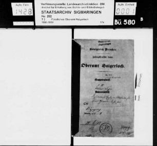 Haigerloch: Liquidation und Einzug von Ausständen zur israelitischen Gemeindekasse