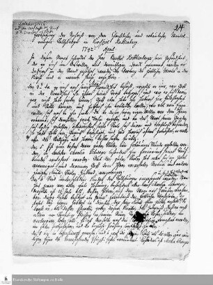 Tagebuch von Andreas Schumann.