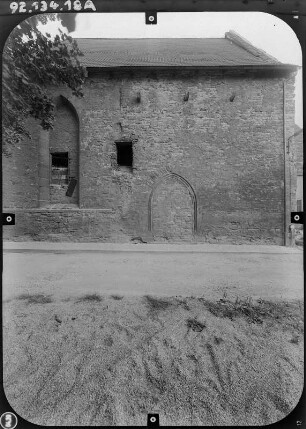 Bernburg (Saale). Ehem. Servitenkloster "Marienknechte" (Erwähnung 1308). Teilansicht